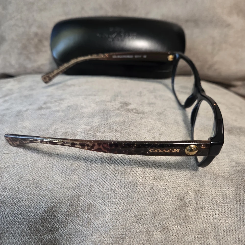Coach HC6082 5353 Black/Wild Beast Women's Eyeglasses 53-17-135